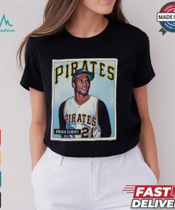 Roberto Clemente Black Pittsburgh Pirates Collectors Connection T Shirt