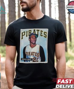 Roberto Clemente Black Pittsburgh Pirates Collectors Connection T Shirt