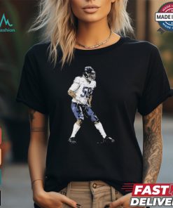 Roquan smith retro American professional football linebacker T Shirt