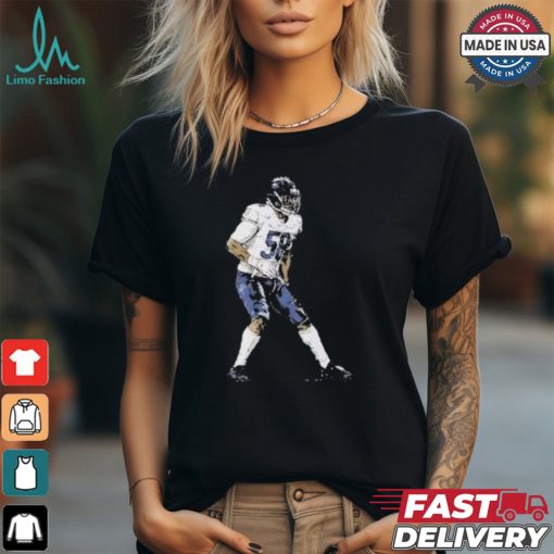 Roquan smith retro American professional football linebacker T Shirt