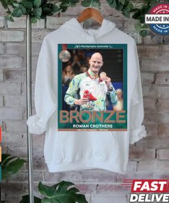 Rowan Crothers Bronze Men’s 50m Freestyle Paralympics Australia poster t shirt