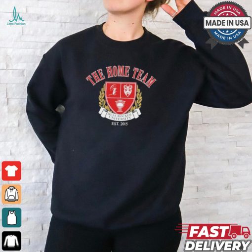 Rru crest the home team real rocker university T shirt