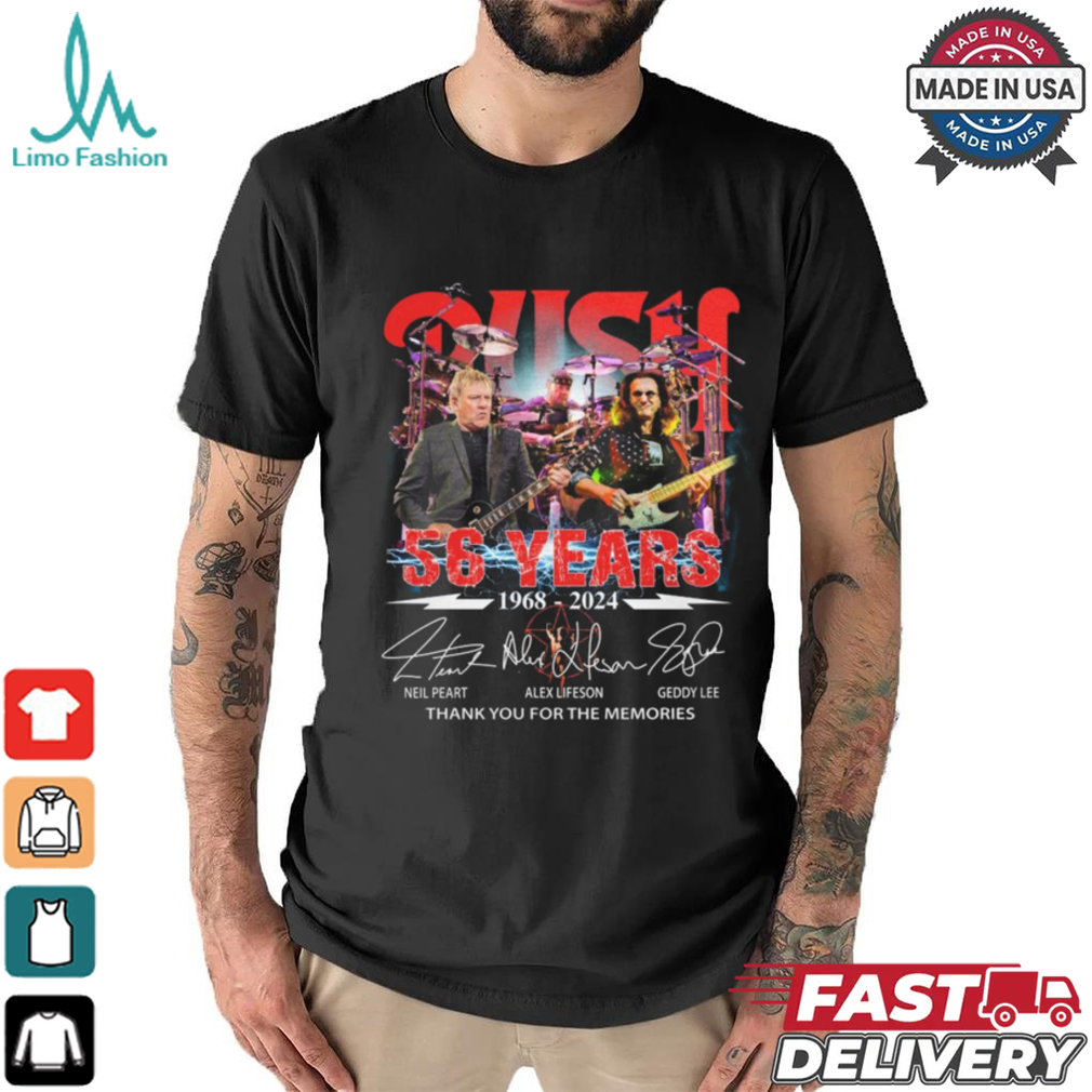 Rush Thank you for the memories shirt Rush Thank you for the memories shirt