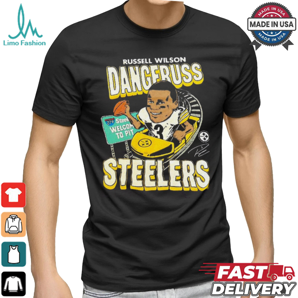 Russell wilson dangeruss steelers shirt Russell wilson dangeruss steelers shirt