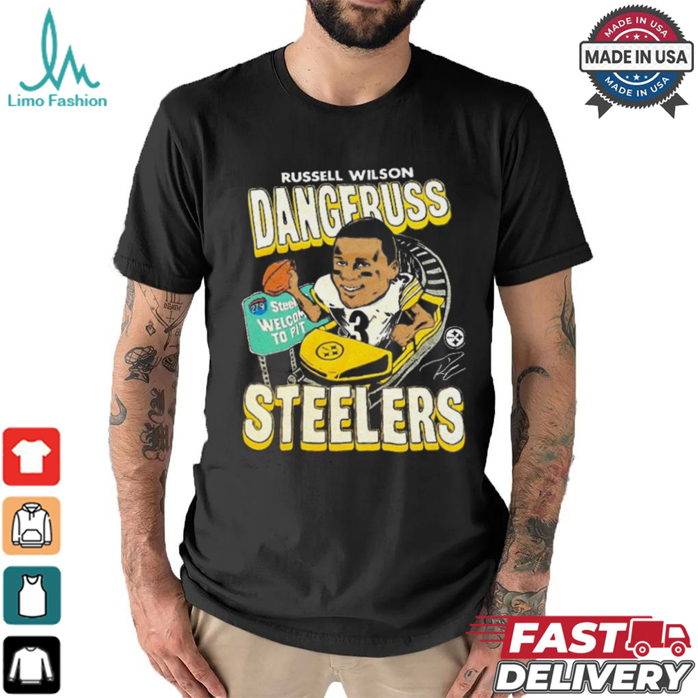 Russell wilson dangeruss steelers shirt Russell wilson dangeruss steelers shirt