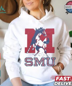 SMU Mustangs Monogram Horse T shirts