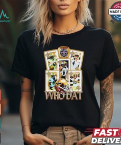 Saints New Orleans football players who dat world champions NFL Shirt