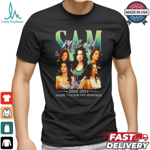 Sam McCall 2003 2024 Thank You For The Memories T Shirt