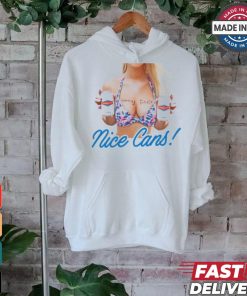 Sam Shahidi Wearing Happy Dad Nice Cans Shirt