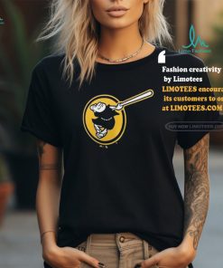 San Diego Padres Majestic Brown Swinging Friar Logo T Shirts
