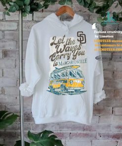 San Diego Padres Margaritaville Bus Waves Graphic Pullover Shirt