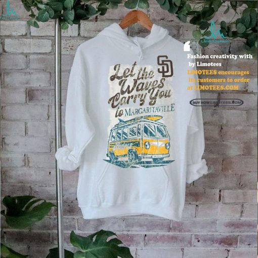 San Diego Padres Margaritaville Bus Waves Graphic Pullover Shirt