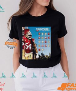 San Francisco 49ers 2024 NFL Season Schedule Classic T Shirt, hoodie, sweater, long sleeve and tank top San Francisco 49ers 2024 NFL Season Schedule Classic T Shirt
