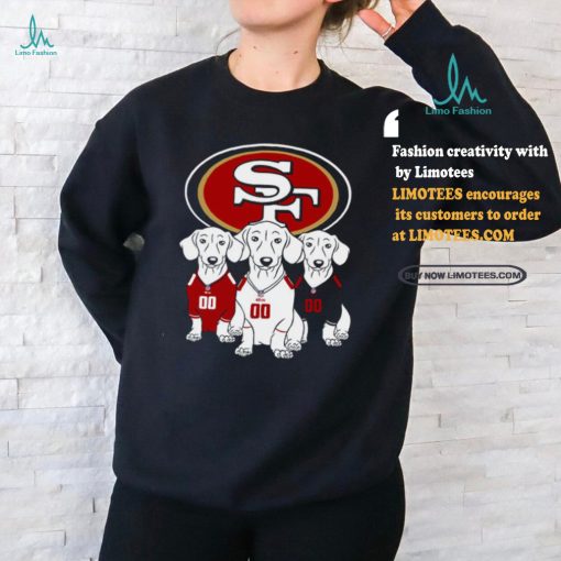 San Francisco 49ers Dachshund Dogs T Shirt