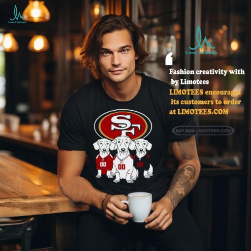 San Francisco 49ers Dachshund Dogs T Shirt