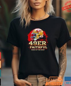 San Francisco 49ers Faithful Kings Of The West Helmet Shirt