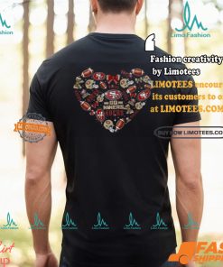 San Francisco 49ers Go Niners Football Lover Heart T Shirt