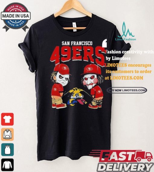 San Francisco 49ers NFL Halloween Peeing Funny Shirt