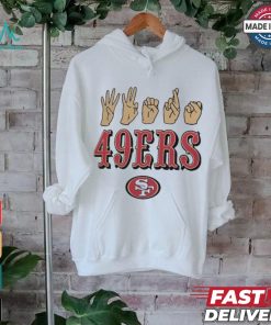 San Francisco 49ers The NFL ASL Collection by Love Sign American Sign Language T Shirt
