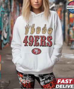 San Francisco 49ers The NFL ASL Collection by Love Sign American Sign Language T Shirt