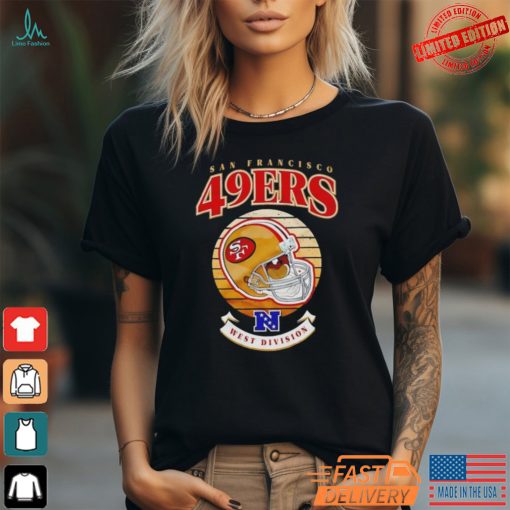 San Francisco 49ers west division football Logo Retro Shirt