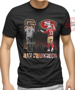 San Francisco Giants Blake Snell San Francisco 49ers Brock Purdy The Stars Signatures T shirt