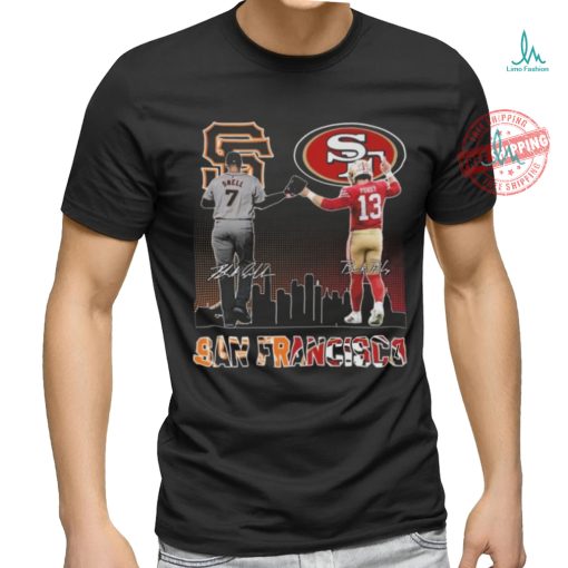 San Francisco Giants Blake Snell San Francisco 49ers Brock Purdy The Stars Signatures T shirt