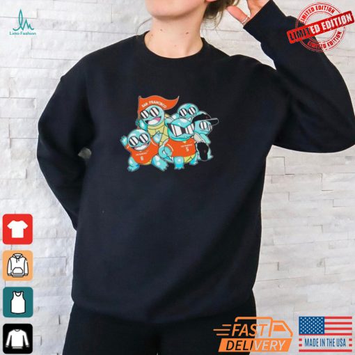 San Francisco Giants Pokémon Squirtle Shirt