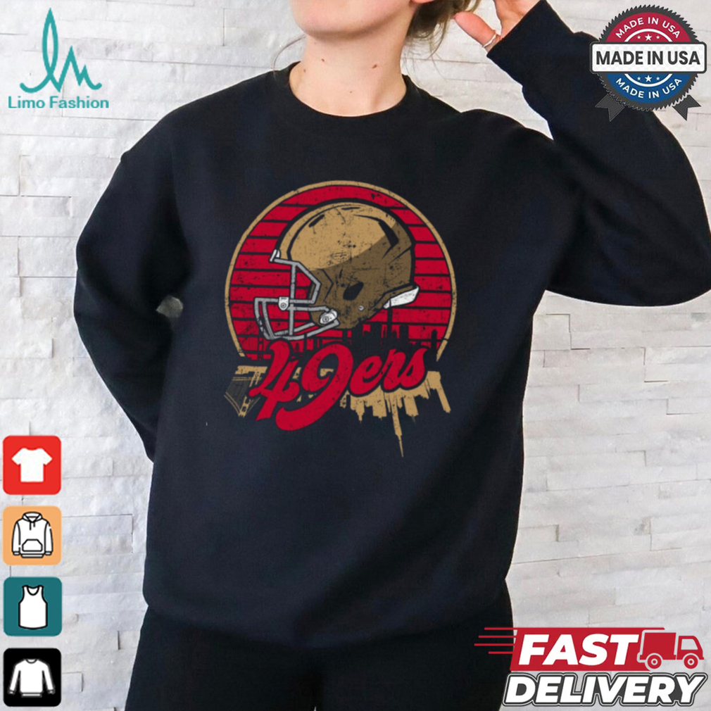 San Francisco football team Skyline helmet T Shirt San Francisco football team Skyline helmet T Shirt