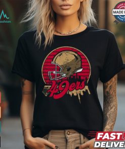 San Francisco football team Skyline helmet T Shirt