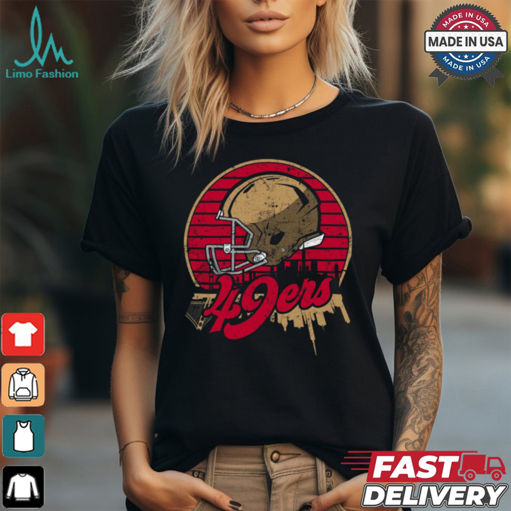 San Francisco football team Skyline helmet T Shirt San Francisco football team Skyline helmet T Shirt