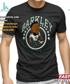 Saquon Barkley Philadelphia Eagles Homage Caricature Player Tri Blend T Shirt