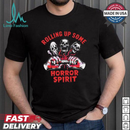 Scary Characters Rolling Up Some Horror Spirit shirt