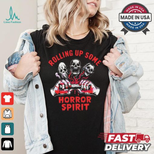 Scary Characters Rolling Up Some Horror Spirit shirt