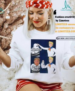 Scooby doo mask reveal Trump agenda 47 is project 2025 shirt