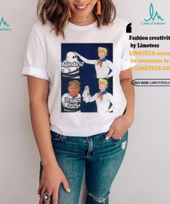 Scooby doo mask reveal Trump agenda 47 is project 2025 shirt