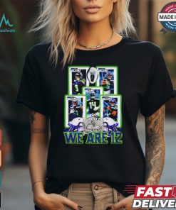 Seahawks Seattle football players we are 12 NFL Shirt