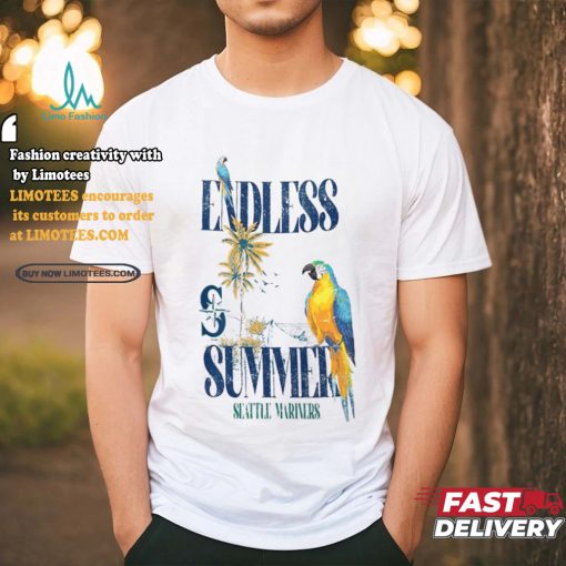 Seattle Mariners Margaritaville Endless Summer Parrot Graphic T Shirt