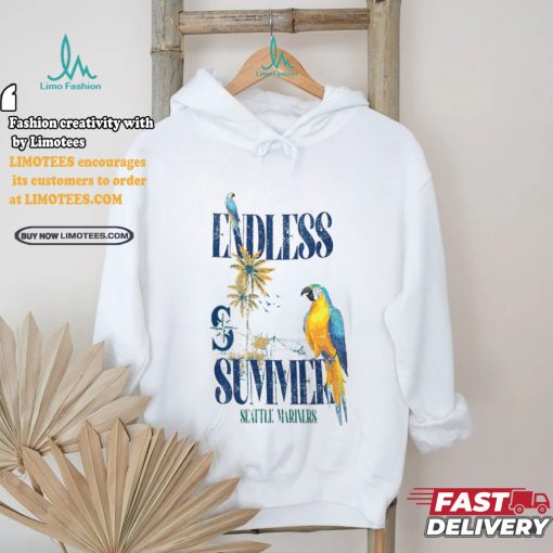 Seattle Mariners Margaritaville Endless Summer Parrot Graphic T Shirt
