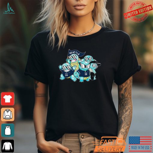 Seattle Mariners Pokémon Squirtle Shirt