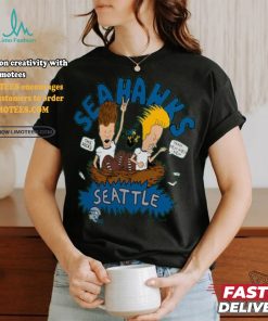 Seattle Seahawks NFL x Homage x Beavis and Butt Head Unisex Tri Blend T Shirt, hoodie, sweater, long sleeve and tank top Seattle Seahawks NFL x Homage x Beavis and Butt Head Unisex Tri Blend T Shirt