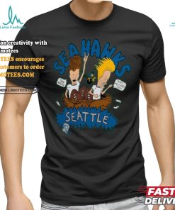 Seattle Seahawks NFL x Homage x Beavis and Butt Head Unisex Tri Blend T Shirt, hoodie, sweater, long sleeve and tank top Seattle Seahawks NFL x Homage x Beavis and Butt Head Unisex Tri Blend T Shirt