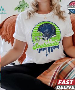 Seattle football team Skyline helmet T Shirt