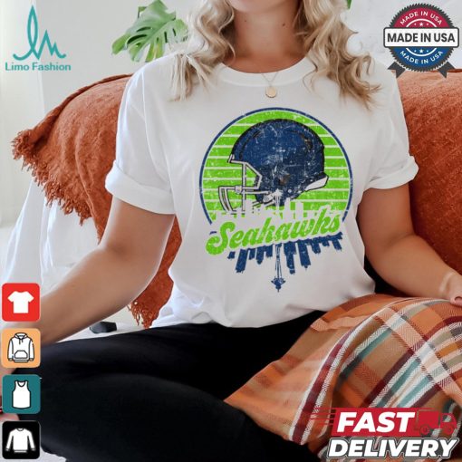 Seattle football team Skyline helmet T Shirt