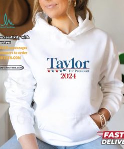 Sharon Osbourne Wearing Taylor For President 2024 shirt