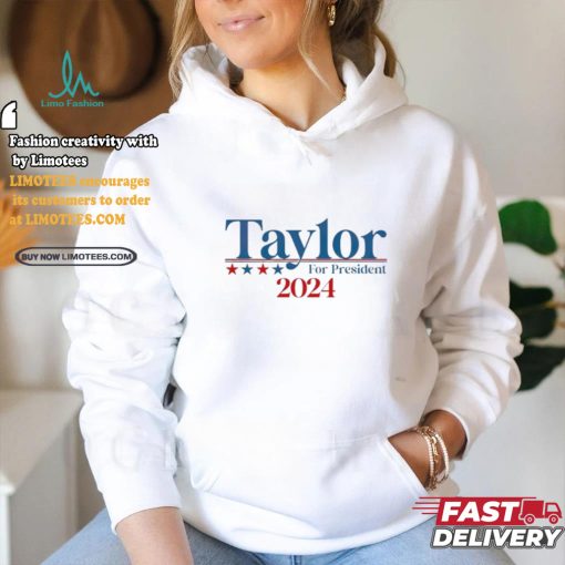 Sharon Osbourne Wearing Taylor For President 2024 shirt