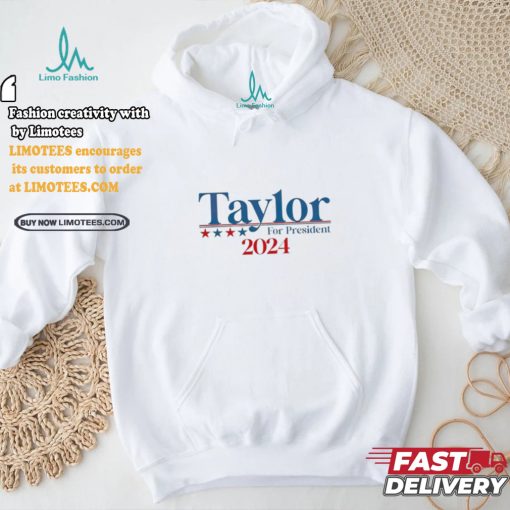 Sharon Osbourne Wearing Taylor For President 2024 shirt
