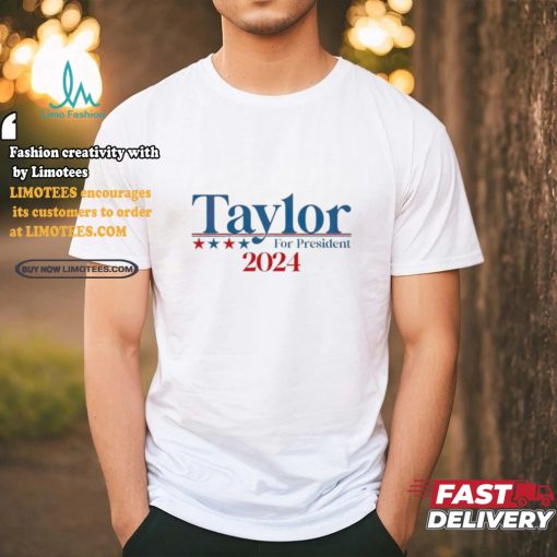 Sharon Osbourne Wearing Taylor For President 2024 shirt
