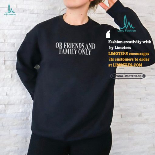Shawn Mendes Wearing Or Friends And Family Only shirt