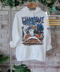 Shohei Ohtani Los Angeles Dodgers Baseball Player Hollywood Cartoon Shirt